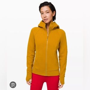 Lululemon scuba hoodie in mustard yellow
